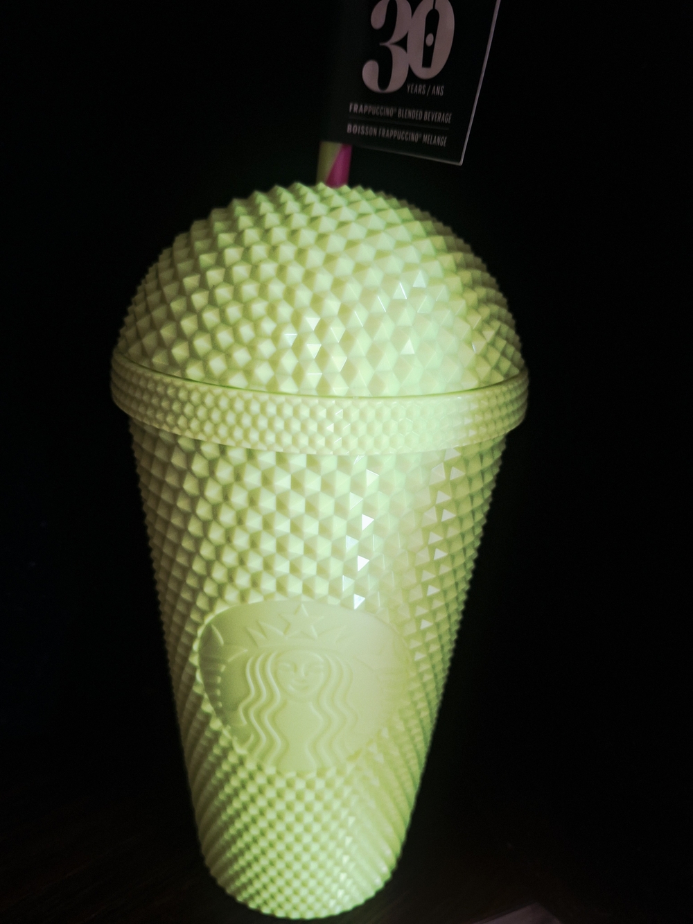 Starbucks Neon Green Studded Reusable Tumbler - Picture 2 of 3